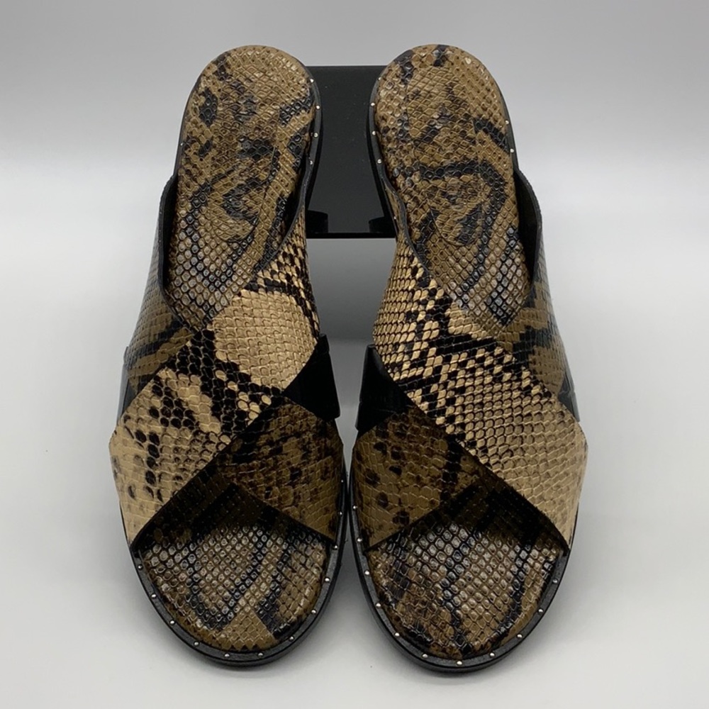 Freda Salvador Snake Print Sandals